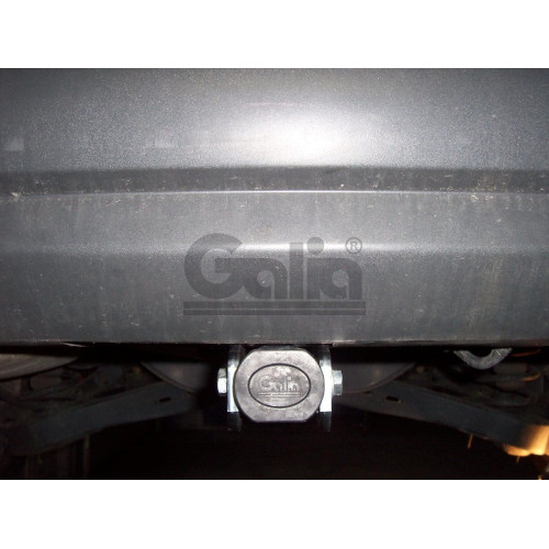 F114A GALIA Полностью оцинкованный фаркоп на Ford Galaxy 2006-2015, Ford S-MAX 2006-2015. Подрозетник убирается за бампер. Тип шара: A. Невидимый вырез бампера. Нагрузки: 1800/100 кг, масса фаркопа 15,12 кг