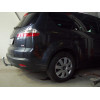 F114A GALIA Полностью оцинкованный фаркоп на Ford Galaxy 2006-2015, Ford S-MAX 2006-2015. Подрозетник убирается за бампер. Тип шара: A. Невидимый вырез бампера. Нагрузки: 1800/100 кг, масса фаркопа 15,12 кг