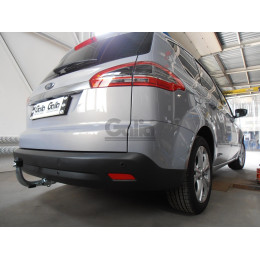 F114A GALIA Полностью оцинкованный фаркоп на Ford Galaxy 2006-2015, Ford S-MAX 2006-2015. Подрозетник убирается за бампер. Тип шара: A. Невидимый вырез бампера. Нагр