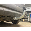 F114A GALIA Полностью оцинкованный фаркоп на Ford Galaxy 2006-2015, Ford S-MAX 2006-2015. Подрозетник убирается за бампер. Тип шара: A. Невидимый вырез бампера. Нагрузки: 1800/100 кг, масса фаркопа 15,12 кг