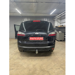 F114A GALIA Полностью оцинкованный фаркоп на Ford Galaxy 2006-2015, Ford S-MAX 2006-2015. Подрозетник убирается за бампер. Тип шара: A. Невидимый вырез бампера. Нагр