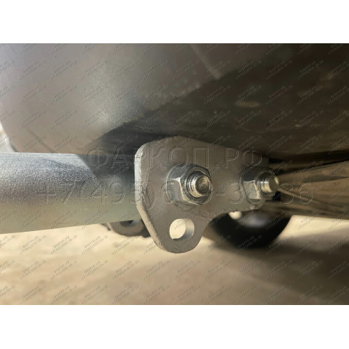 F114A GALIA Полностью оцинкованный фаркоп на Ford Galaxy 2006-2015, Ford S-MAX 2006-2015. Подрозетник убирается за бампер. Тип шара: A. Невидимый вырез бампера. Нагрузки: 1800/100 кг, масса фаркопа 15,12 кг