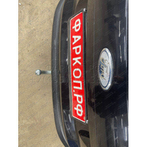 F114A GALIA Полностью оцинкованный фаркоп на Ford Galaxy 2006-2015, Ford S-MAX 2006-2015. Подрозетник убирается за бампер. Тип шара: A. Невидимый вырез бампера. Нагрузки: 1800/100 кг, масса фаркопа 15,12 кг
