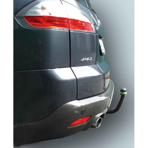 F118-A Лидер-плюс ТСУ для Ford S-MAX (WA6) 2006-2015, Ford Galaxy 2006-2015. Требуется подрезка бампера. Нагрузки: 1300/75 кг, масса фаркопа 23,42 кг (без электрики в комплекте)
