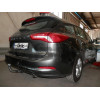F135C GALIA Полностью оцинкованный фаркоп на Ford Focus 4 универсал 2018-. Тип шара: C (горизонтальный съемный). Невидимый вырез бампера. Нагрузки: 1800/100 кг, масса фаркопа 16,47 кг