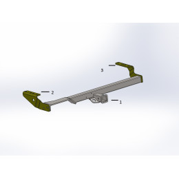 FA 0140-E Бизон Фаркоп на Subaru Forester 1997-2008 без подрезки бампера. Тип шара: E (легкосъемный шар под квадрат). Нагрузки: 2800/120 кг. Не комплектуется элек