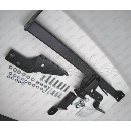 FA 0140-E Бизон Фаркоп на Subaru Forester 1997-2008 без подрезки бампера. Тип шара: E (легкосъемный шар под квадрат). Нагрузки: 2800/120 кг. Не комплектуется элек