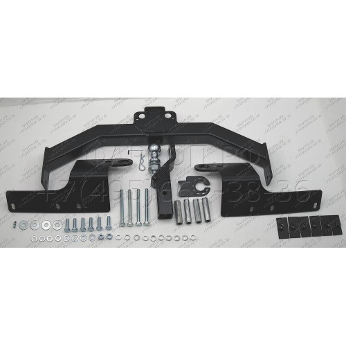 FA 0597-E Бизон Фаркоп на SsangYong Actyon Sports 2006-2014 без подрезки бампера. Тип шара: E (легкосъемный шар под квадрат). Нагрузки: 3300/120 кг. Не комплектуется электрикой