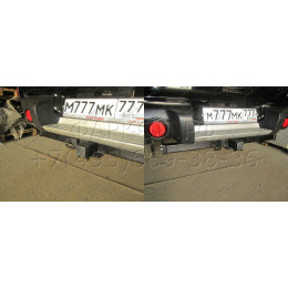 FA 0857-E Бизон Фаркоп на Mitsubishi L200 Long (удлиненный) 2013-2015 без подрезки бампера. Тип шара: E (легкосъемный шар под квадрат). Нагрузки: 3500/120 кг. Не комп