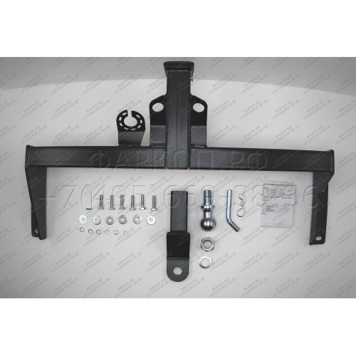 FA 0958-E Бизон Фаркоп на Mitsubishi Outlander 2003-2007 без подрезки бампера. Тип шара: E (легкосъемный шар под квадрат). Нагрузки: 2700/120 кг. Не комплектуется электрикой
