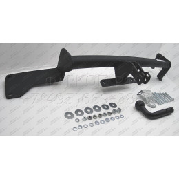 GAZ-08 AVTOS Фаркоп на Волга 2410, 31029, 3110, 31105 1986-2009 без снятия и подрезки бампера. Тип шара: A. Нагрузки: 1200/75 кг, масса фаркопа 13,3 кг (без электрики в ко