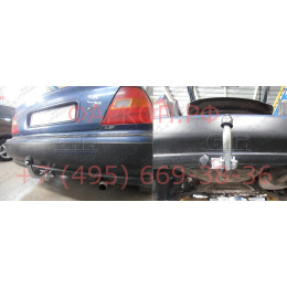 H010A GALIA Полностью оцинкованный фаркоп на Honda Civic хетчбек 5 дверей 1995-2000. Тип шара: A. Необходим вырез бампера. Нагрузки: 1200/50 кг, масса фаркопа 14,2