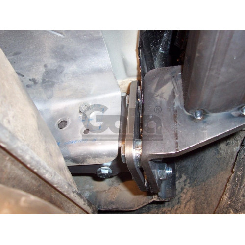 H069A GALIA Полностью оцинкованный фаркоп на Hyundai Santa Fe 2006-2012, Kia Sorento 2009-2012. Тип шара: A. Подрезка бампера. Нагрузки: 2500/100 кг, масса фаркопа 19,02 кг
