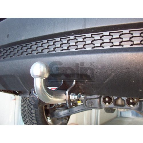 H069A GALIA Полностью оцинкованный фаркоп на Hyundai Santa Fe 2006-2012, Kia Sorento 2009-2012. Тип шара: A. Подрезка бампера. Нагрузки: 2500/100 кг, масса фаркопа 19,02 кг