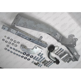 H079A GALIA Полностью оцинкованный фаркоп на Honda Jazz 2008-2014, Honda Fit 2008-2013. Тип шара: A. Невидимый вырез бампера. Нагрузки: 1100/82 кг, масса фаркопа 17,01 кг