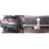 H082A GALIA Полностью оцинкованный фаркоп на Honda Civic хетчбек 5 дверей 2006-2012, 2 выхлопные трубы. Тип шара: A. Подрезка бампера. Нагрузки: 1500/75 кг, масса фаркопа 14,82 кг