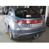 H082A GALIA Полностью оцинкованный фаркоп на Honda Civic хетчбек 5 дверей 2006-2012, 2 выхлопные трубы. Тип шара: A. Подрезка бампера. Нагрузки: 1500/75 кг, масса фаркопа 14,82 кг