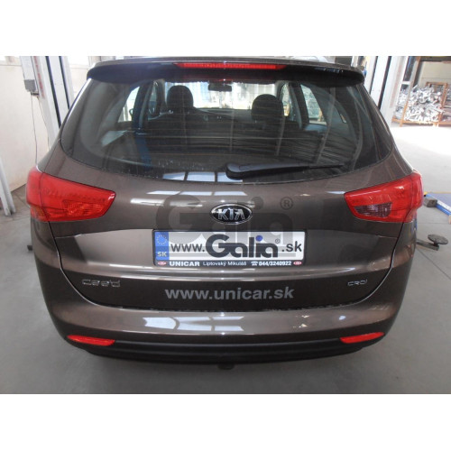H088A GALIA Полностью оцинкованный фаркоп на Hyundai i30 универсал 2012-2017, Kia Ceed универсал 2012-2018. Подрозетник убирается за бампер. Тип шара: A. Невидимый вырез бампера. Нагрузки: 1500/80 кг, масса фаркопа 15,62 кг