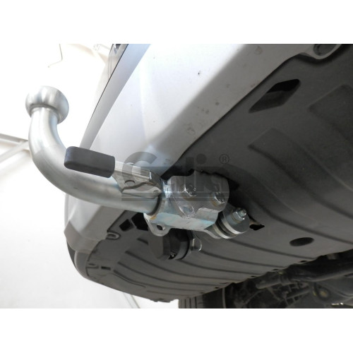 H089C GALIA Полностью оцинкованный фаркоп на Honda CR-V IV 2012-2017. Подрозетник убирается за бампер. Тип шара: C (горизонтальный съемный). Невидимый вырез бампера. Нагрузки: 2000/100 кг, масса фаркопа 19,27 кг