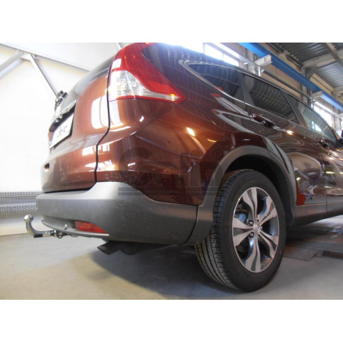 H089C GALIA Полностью оцинкованный фаркоп на Honda CR-V IV 2012-2017. Подрозетник убирается за бампер. Тип шара: C (горизонтальный съемный). Невидимый вырез бампера. Нагрузки: 2000/100 кг, масса фаркопа 19,27 кг