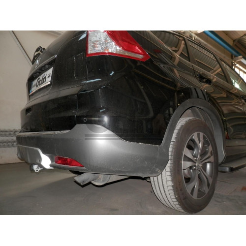 H089C GALIA Полностью оцинкованный фаркоп на Honda CR-V IV 2012-2017. Подрозетник убирается за бампер. Тип шара: C (горизонтальный съемный). Невидимый вырез бампера. Нагрузки: 2000/100 кг, масса фаркопа 19,27 кг