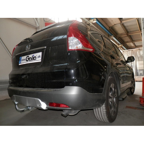 H089C GALIA Полностью оцинкованный фаркоп на Honda CR-V IV 2012-2017. Подрозетник убирается за бампер. Тип шара: C (горизонтальный съемный). Невидимый вырез бампера. Нагрузки: 2000/100 кг, масса фаркопа 19,27 кг