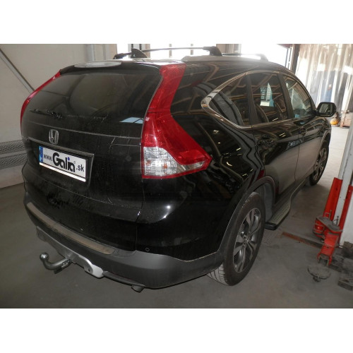 H089C GALIA Полностью оцинкованный фаркоп на Honda CR-V IV 2012-2017. Подрозетник убирается за бампер. Тип шара: C (горизонтальный съемный). Невидимый вырез бампера. Нагрузки: 2000/100 кг, масса фаркопа 19,27 кг