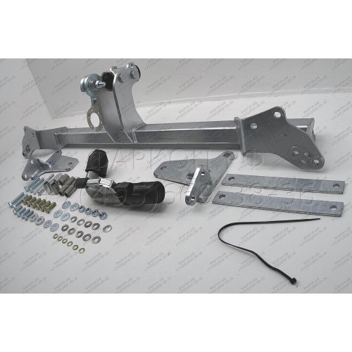 H089C GALIA Полностью оцинкованный фаркоп на Honda CR-V IV 2012-2017. Подрозетник убирается за бампер. Тип шара: C (горизонтальный съемный). Невидимый вырез бампера. Нагрузки: 2000/100 кг, масса фаркопа 19,27 кг