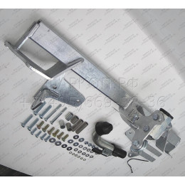 H089C GALIA Полностью оцинкованный фаркоп на Honda CR-V IV 2012-2017. Подрозетник убирается за бампер. Тип шара: C (горизонтальный съемный). Невидимый вырез