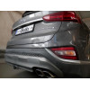 H091C GALIA Полностью оцинкованный фаркоп на Hyundai Santa Fe 2012-2018, 2018-2021, Kia Sorento 2012-2015, 2015-2020. Подрозетник убирается за бампер. Тип шара: C (горизонтальный съемный). Подрезка бампера. Нагрузки: 2600/120 кг, масса фаркопа 18,57 кг
