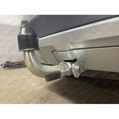 H091C GALIA Полностью оцинкованный фаркоп на Hyundai Santa Fe 2012-2018, 2018-2021, Kia Sorento 2012-2015, 2015-2020. Подрозетник убирается за бампер. Тип шара: C (горизонтальный съемный). Подрезка бампера. Нагрузки: 2600/120 кг, масса фаркопа 18,57 кг