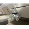 H091C GALIA Полностью оцинкованный фаркоп на Hyundai Santa Fe 2012-2018, 2018-2021, Kia Sorento 2012-2015, 2015-2020. Подрозетник убирается за бампер. Тип шара: C (горизонтальный съемный). Подрезка бампера. Нагрузки: 2600/120 кг, масса фаркопа 18,57 кг