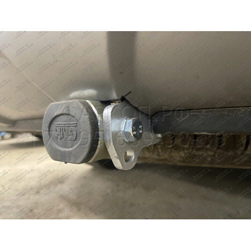 H091C GALIA Полностью оцинкованный фаркоп на Hyundai Santa Fe 2012-2018, 2018-2021, Kia Sorento 2012-2015, 2015-2020. Подрозетник убирается за бампер. Тип шара: C (горизонтальный съемный). Подрезка бампера. Нагрузки: 2600/120 кг, масса фаркопа 18,57 кг