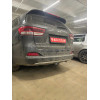 H091C GALIA Полностью оцинкованный фаркоп на Hyundai Santa Fe 2012-2018, 2018-2021, Kia Sorento 2012-2015, 2015-2020. Подрозетник убирается за бампер. Тип шара: C (горизонтальный съемный). Подрезка бампера. Нагрузки: 2600/120 кг, масса фаркопа 18,57 кг