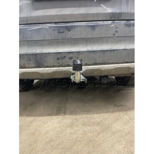 H091C GALIA Полностью оцинкованный фаркоп на Hyundai Santa Fe 2012-2018, 2018-2021, Kia Sorento 2012-2015, 2015-2020. Подрозетник убирается за бампер. Тип шара: C (горизонтальный съемный). Подрезка бампера. Нагрузки: 2600/120 кг, масса фаркопа 18,57 кг