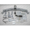 H091C GALIA Полностью оцинкованный фаркоп на Hyundai Santa Fe 2012-2018, 2018-2021, Kia Sorento 2012-2015, 2015-2020. Подрозетник убирается за бампер. Тип шара: C (горизонтальный съемный). Подрезка бампера. Нагрузки: 2600/120 кг, масса фаркопа 18,57 кг