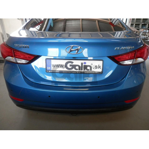H099A GALIA Полностью оцинкованный фаркоп на Hyundai Elantra 2011-2016. Подрозетник убирается за бампер. Требуется невидимая подрезка бампера. Тип шара: A. Нагрузки: 1500/80 кг, масса фаркопа 14,42 кг