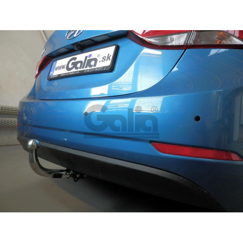 H099A GALIA Полностью оцинкованный фаркоп на Hyundai Elantra 2011-2016. Подрозетник убирается за бампер. Требуется невидимая подрезка бампера. Тип шара: A. Нагрузки: 1500/80 кг, масса фаркопа 14,42 кг