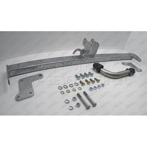 H099A GALIA Полностью оцинкованный фаркоп на Hyundai Elantra 2011-2016. Подрозетник убирается за бампер. Требуется невидимая подрезка бампера. Тип шара: A. Нагрузки: 1500/80 кг, масса фаркопа 14,42 кг