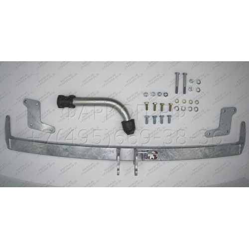 H099A GALIA Полностью оцинкованный фаркоп на Hyundai Elantra 2011-2016. Подрозетник убирается за бампер. Требуется невидимая подрезка бампера. Тип шара: A. Нагрузки: 1500/80 кг, масса фаркопа 14,42 кг