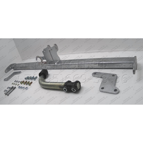 H099A GALIA Полностью оцинкованный фаркоп на Hyundai Elantra 2011-2016. Подрозетник убирается за бампер. Требуется невидимая подрезка бампера. Тип шара: A. Нагрузки: 1500/80 кг, масса фаркопа 14,42 кг