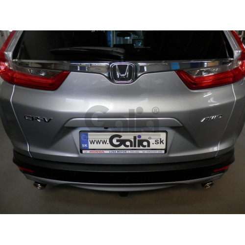 H105C GALIA Полностью оцинкованный фаркоп на Honda CR-V V 2017-2022. Тип шара: C (горизонтальный съемный). Невидимый вырез бампера. Нагрузки: 2000/100 кг, масса фаркопа 16,17 кг