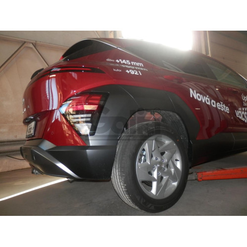H117A GALIA Полностью оцинкованный фаркоп на Hyundai Kona 2023-. Тип шара: A. Установка без снятия и выреза бампера. Нагрузки: 1400/80 кг, масса фаркопа 15,12 кг