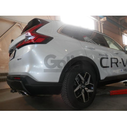 H118A GALIA Полностью оцинкованный фаркоп на Honda CR-V 2022-. Подрозетник убирается за бампер. Тип шара: A. Невидимый вырез бампера. Нагрузки: 1500/100 кг, м