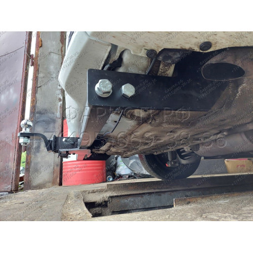 H.H10.E HALTY Фаркоп на Honda Stepwagon 2WD/4WD, в т.ч. Spada, в т.ч. Hybrid 2015-2022. Открытие двери только при снятом крюке без подрезки бампера. Тип шара: E. Нагрузки: 1300/75 кг, масса фаркопа 24,6 кг