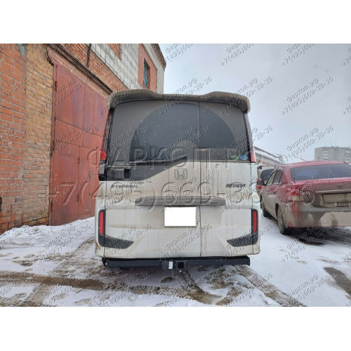 H.H10.E HALTY Фаркоп на Honda Stepwagon 2WD/4WD, в т.ч. Spada, в т.ч. Hybrid 2015-2022. Открытие двери только при снятом крюке без подрезки бампера. Тип шара: E. Нагрузки: 1300/75 кг, масса фаркопа 24,6 кг