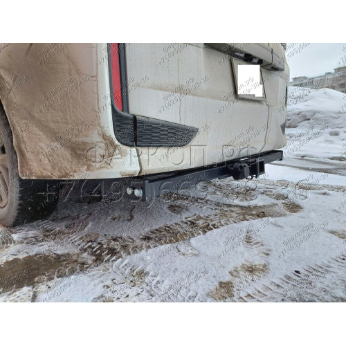 H.H10.E HALTY Фаркоп на Honda Stepwagon 2WD/4WD, в т.ч. Spada, в т.ч. Hybrid 2015-2022. Открытие двери только при снятом крюке без подрезки бампера. Тип шара: E. Нагрузки: 1300/75 кг, масса фаркопа 24,6 кг