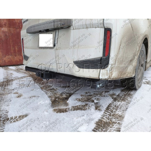 H.H10.E HALTY Фаркоп на Honda Stepwagon 2WD/4WD, в т.ч. Spada, в т.ч. Hybrid 2015-2022. Открытие двери только при снятом крюке без подрезки бампера. Тип шара: E. Нагрузки: 1300/75 кг, масса фаркопа 24,6 кг