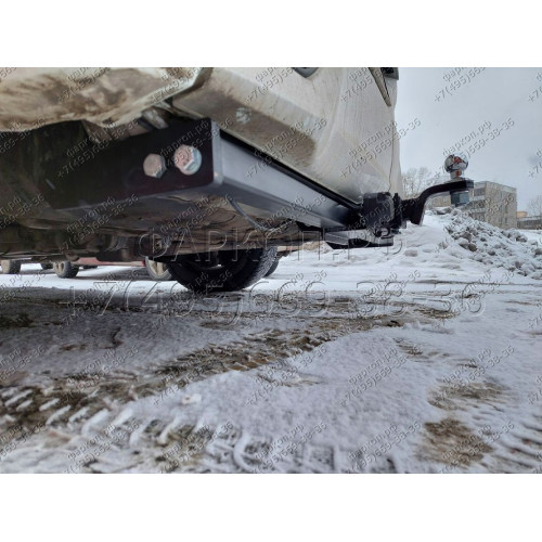 H.H10.E HALTY Фаркоп на Honda Stepwagon 2WD/4WD, в т.ч. Spada, в т.ч. Hybrid 2015-2022. Открытие двери только при снятом крюке без подрезки бампера. Тип шара: E. Нагрузки: 1300/75 кг, масса фаркопа 24,6 кг