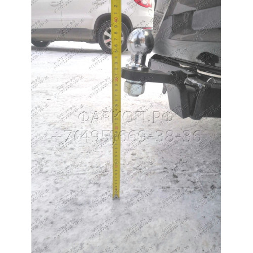H.H10.E HALTY Фаркоп на Honda Stepwagon 2WD/4WD, в т.ч. Spada, в т.ч. Hybrid 2015-2022. Открытие двери только при снятом крюке без подрезки бампера. Тип шара: E. Нагрузки: 1300/75 кг, масса фаркопа 24,6 кг